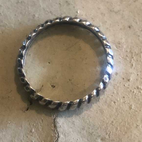 R2745 Belle Fleur Rope Ring - Picture 3 of 3